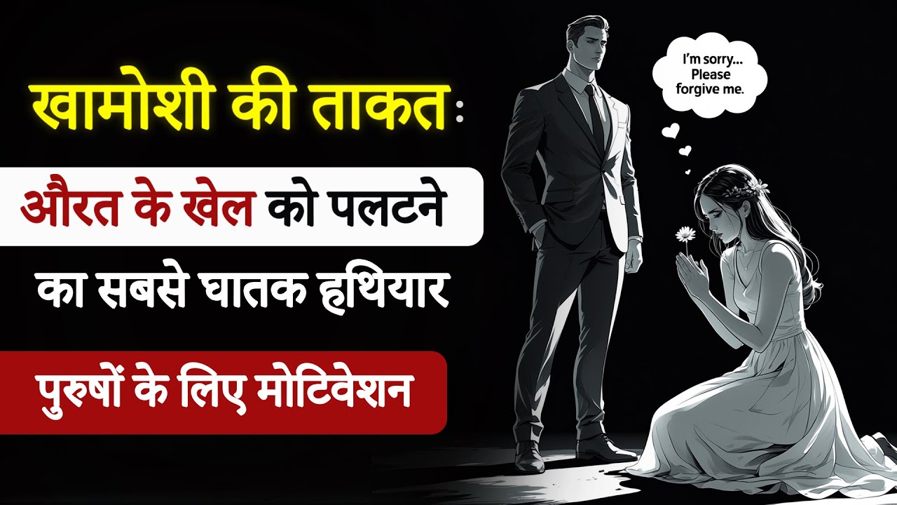 खामोशी: औरत के माइंड गेम्स का सबसे ख़तरनाक जवाब | खामोश मर्द, सबसे ज़्यादा खतरनाक होता है