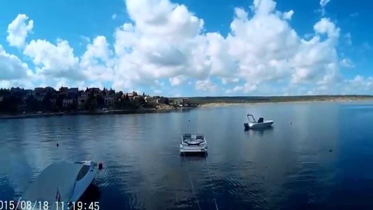 Kroatien Obrovac Haus am See bei Krusevo Bucht