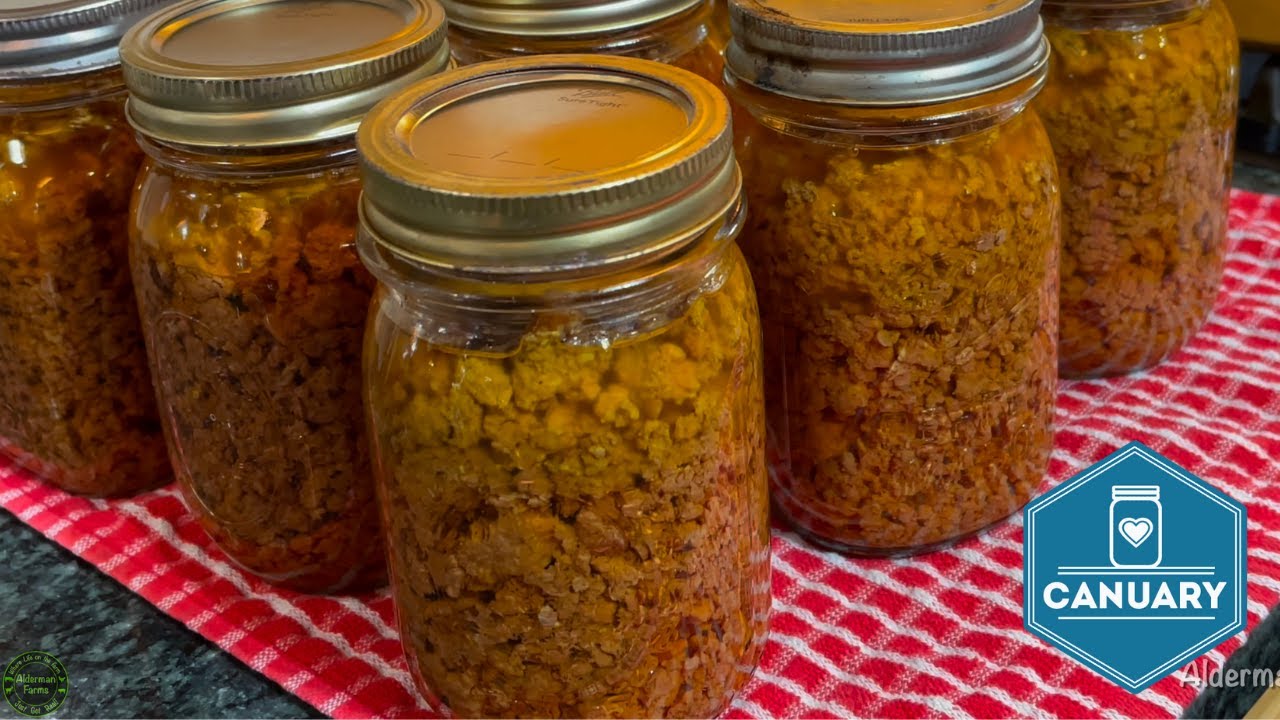 CANUARY 2022 - Canning Ground Beef for the FIRST TIME!