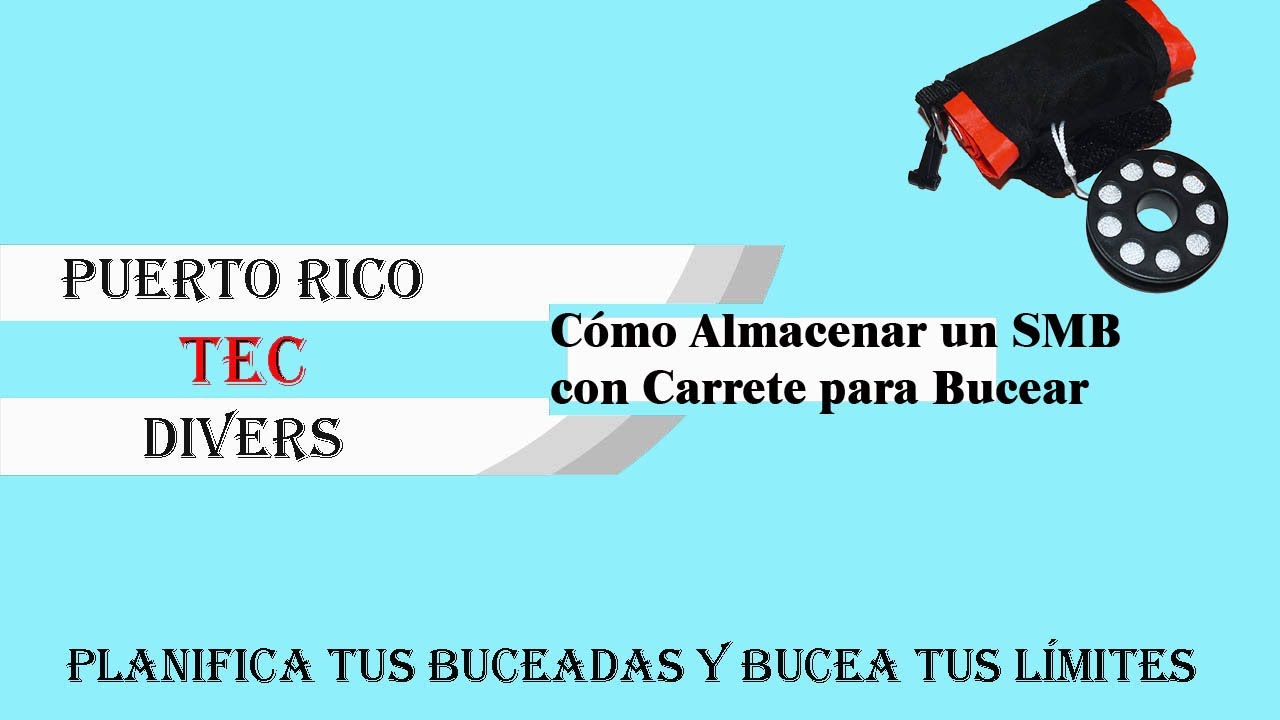 Cómo Almacenar un SMB y Carrete para Bucear