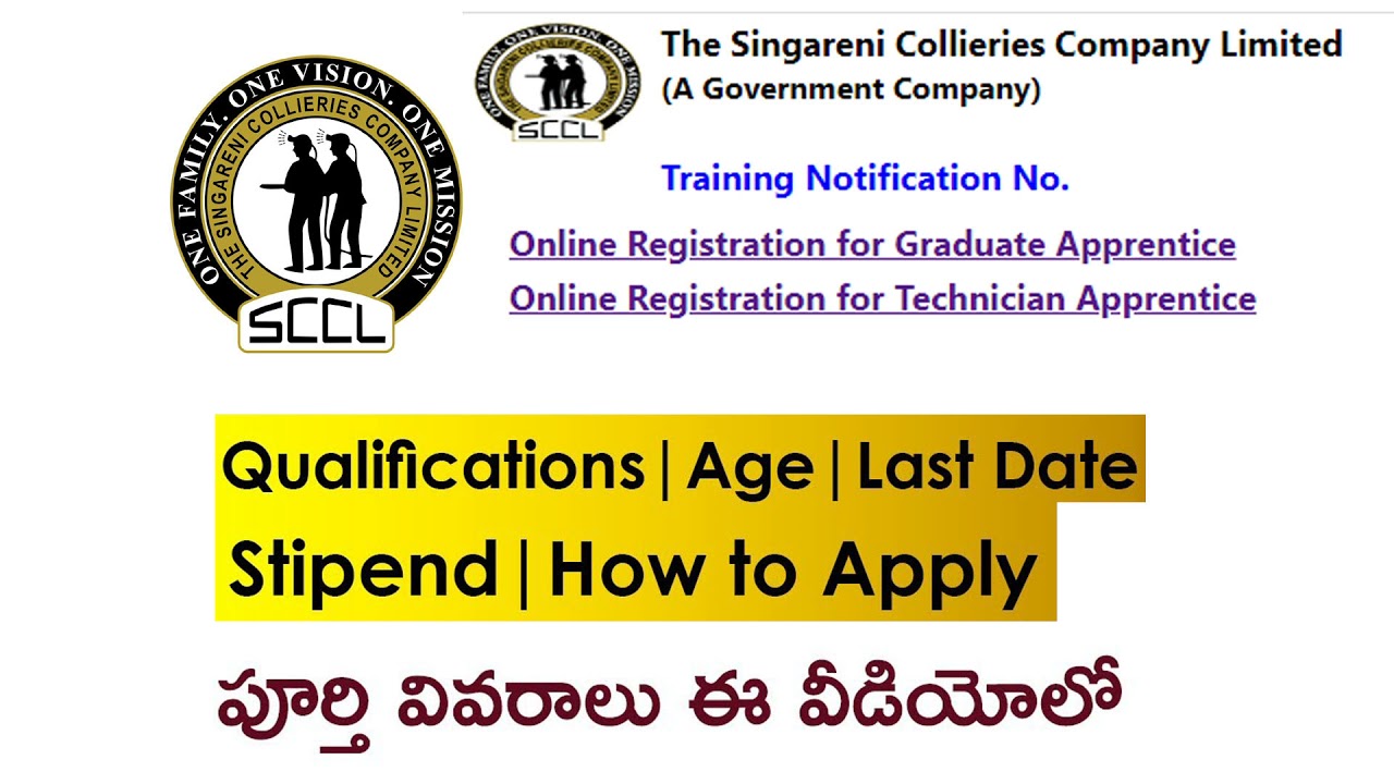 SCCL Graduate & Diploma Appprentiship Vacancy 2021-22 | Selection Procedure II full Details