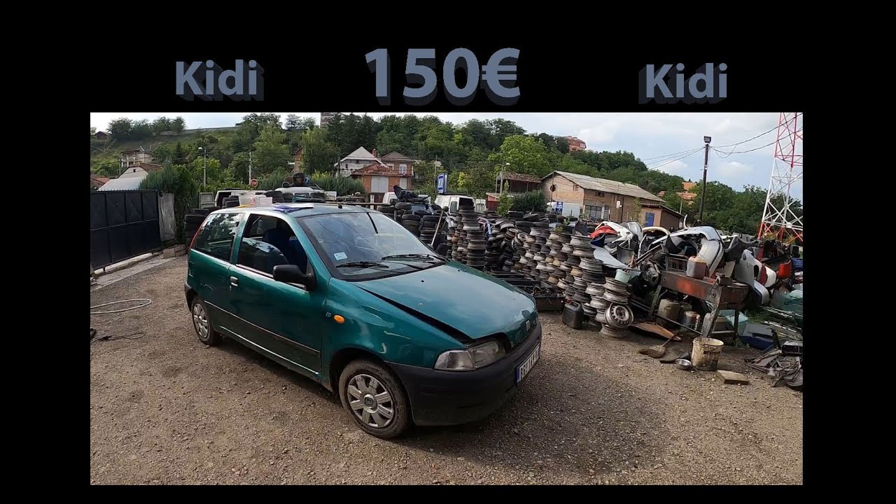 Najjeftiniji auto plac u Srbiji, a i šire prodaje Fiat Punto 1 za 150€
