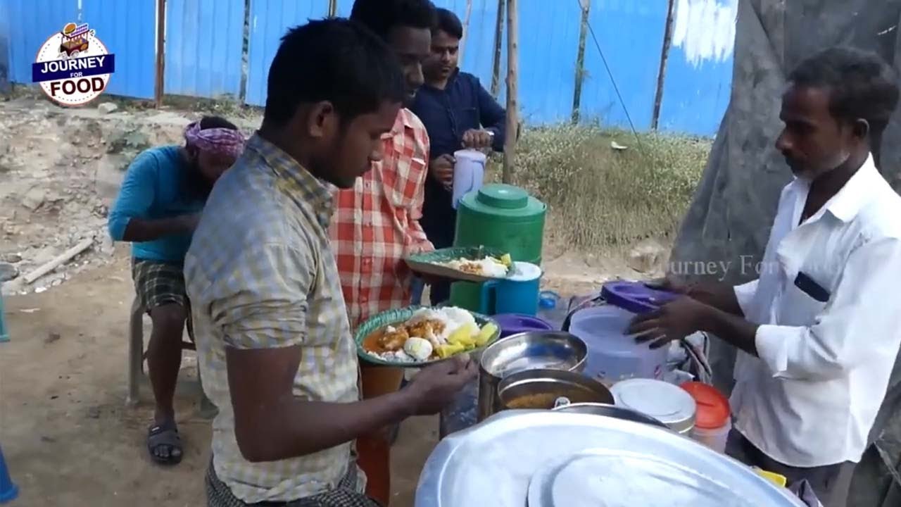 Cheapest RoadSide Unlimited Meals | Indian Street Food | 