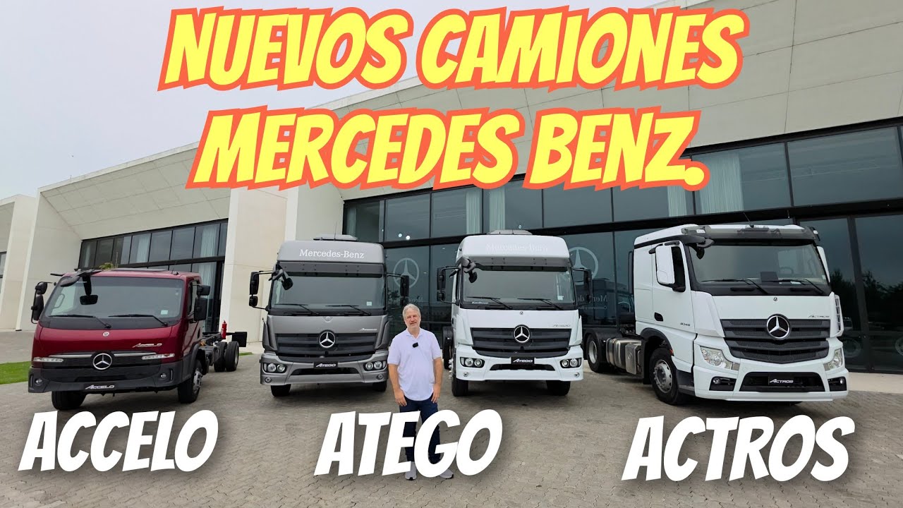 NOVEDADES DE MERCEDES BENZ CAMIONES Y BUSES EN ARGENTINA. LOS MANEJAMOS A TODOS. (25.2.25)