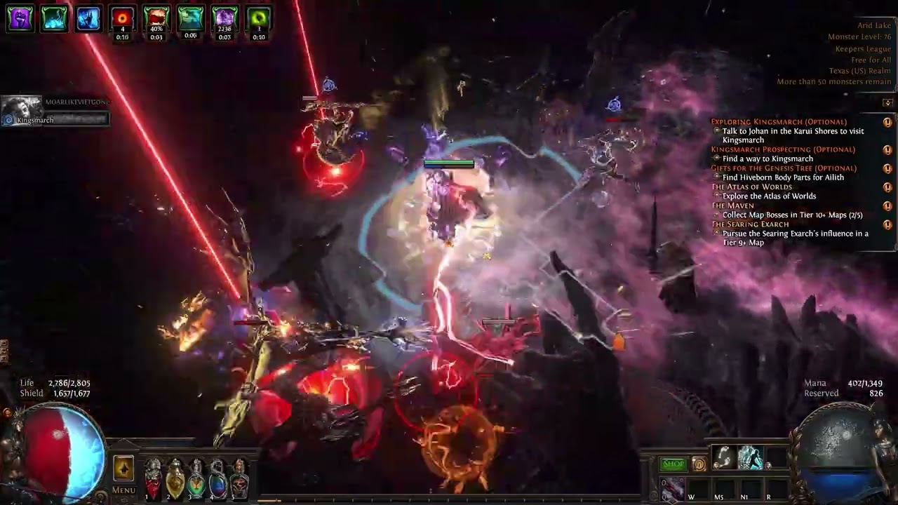 Path of Exile Herald of Thunder Autobomber 3.27 Journey 9