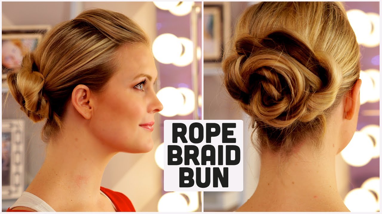 Rope Braid Bun!!