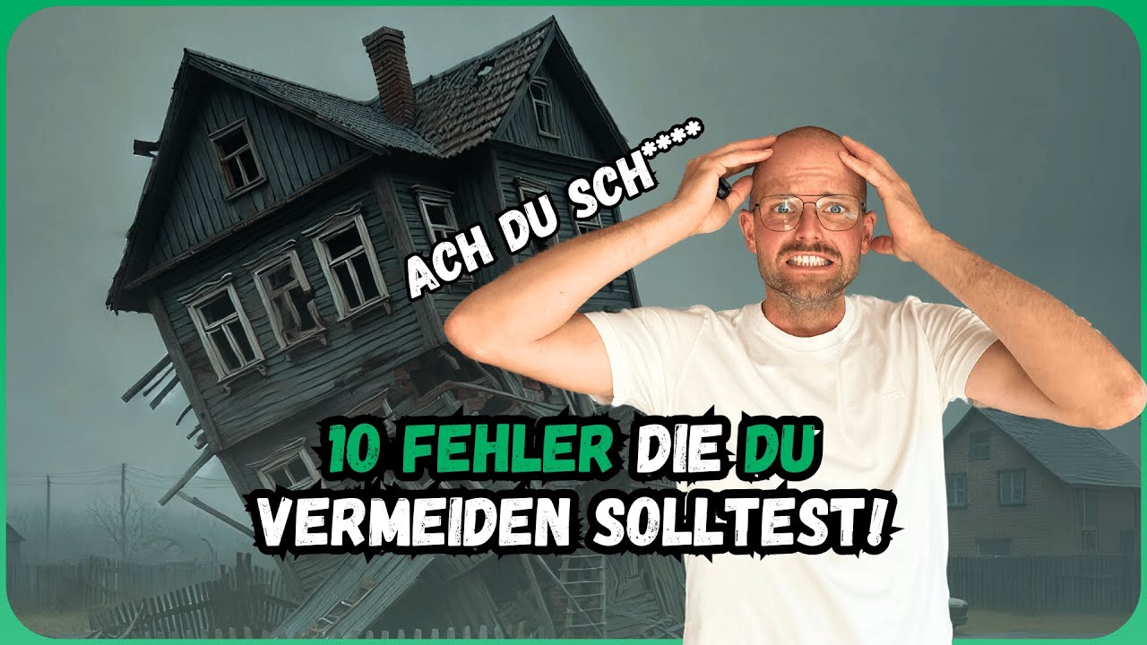 10 Fehler, die du beim Hausbau unbedingt vermeiden solltest! 🏡🚧