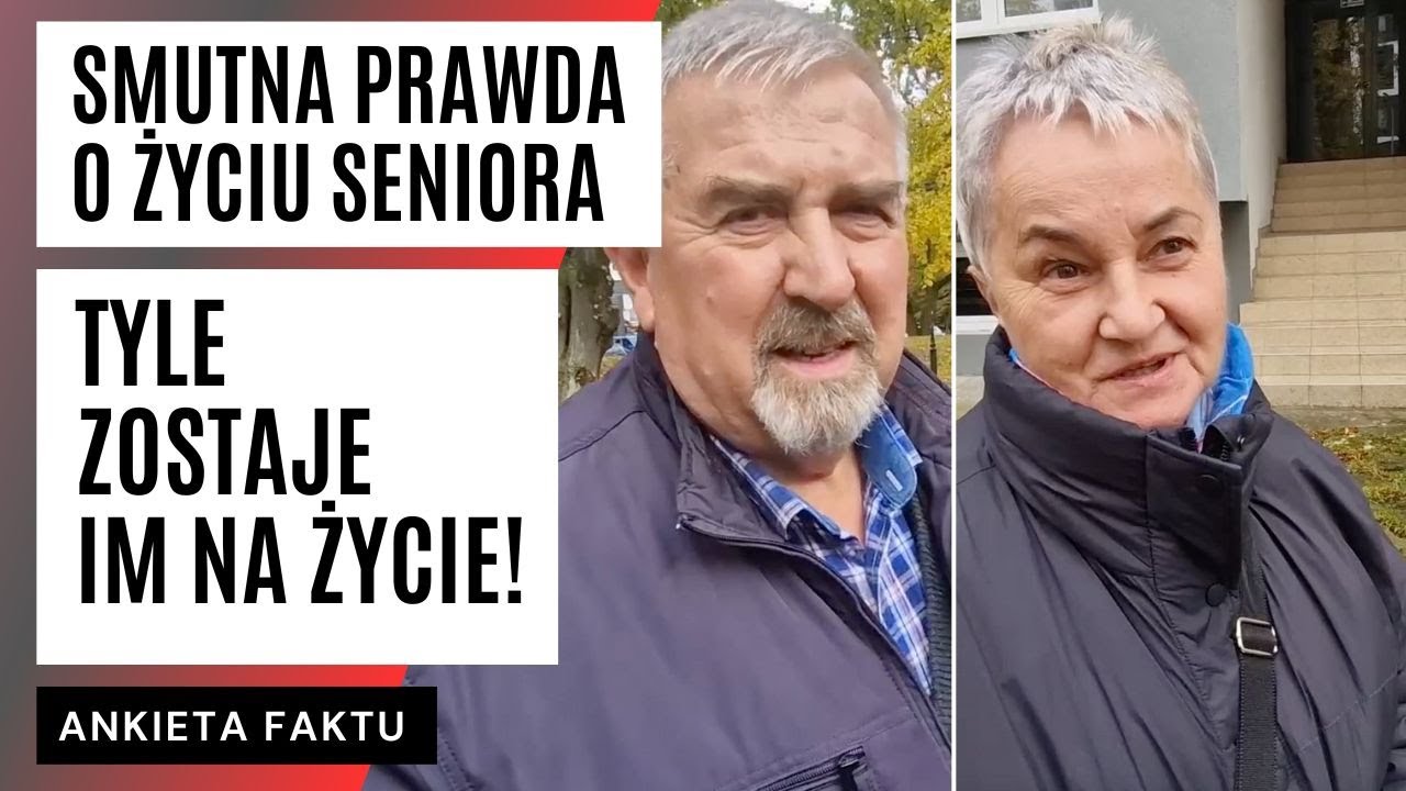 Jak żyje się SENIOROM w POLSCE? Wiemy, ile REALNIE zostaje emerytom na życie. ANKIETA FAKTU