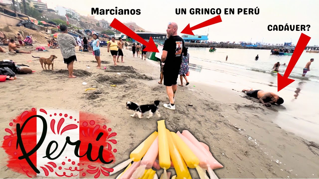 FUI A LA PLAYA A VENDER MARCIANOS 🇵🇪
