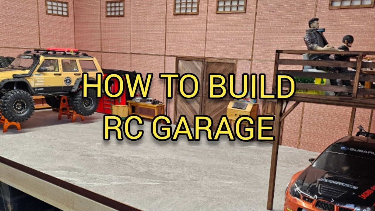 Rc Garage Build 1:10 scale, #crawler #drift