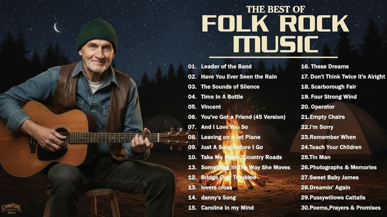 Kenny Rogers, Elton John, Bee Gees, John Denver - BEST OF 70s FOLK ROCK AND COUNTRY MUSIC