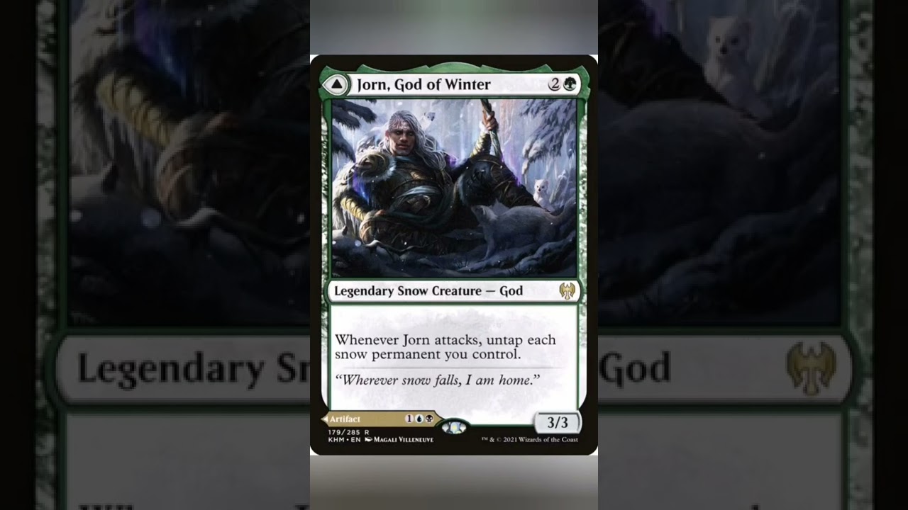 Commander Magic Jorn God of Winter