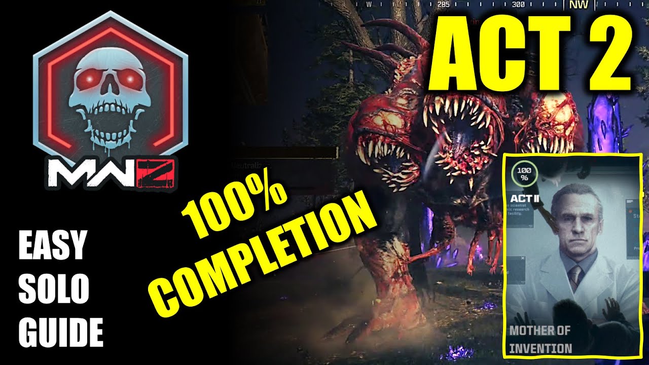 COD MW3 Zombies, All Act 2 Missions - Easy Solo guide