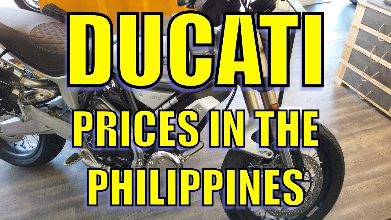 Ducati. Prices In The Philippines.