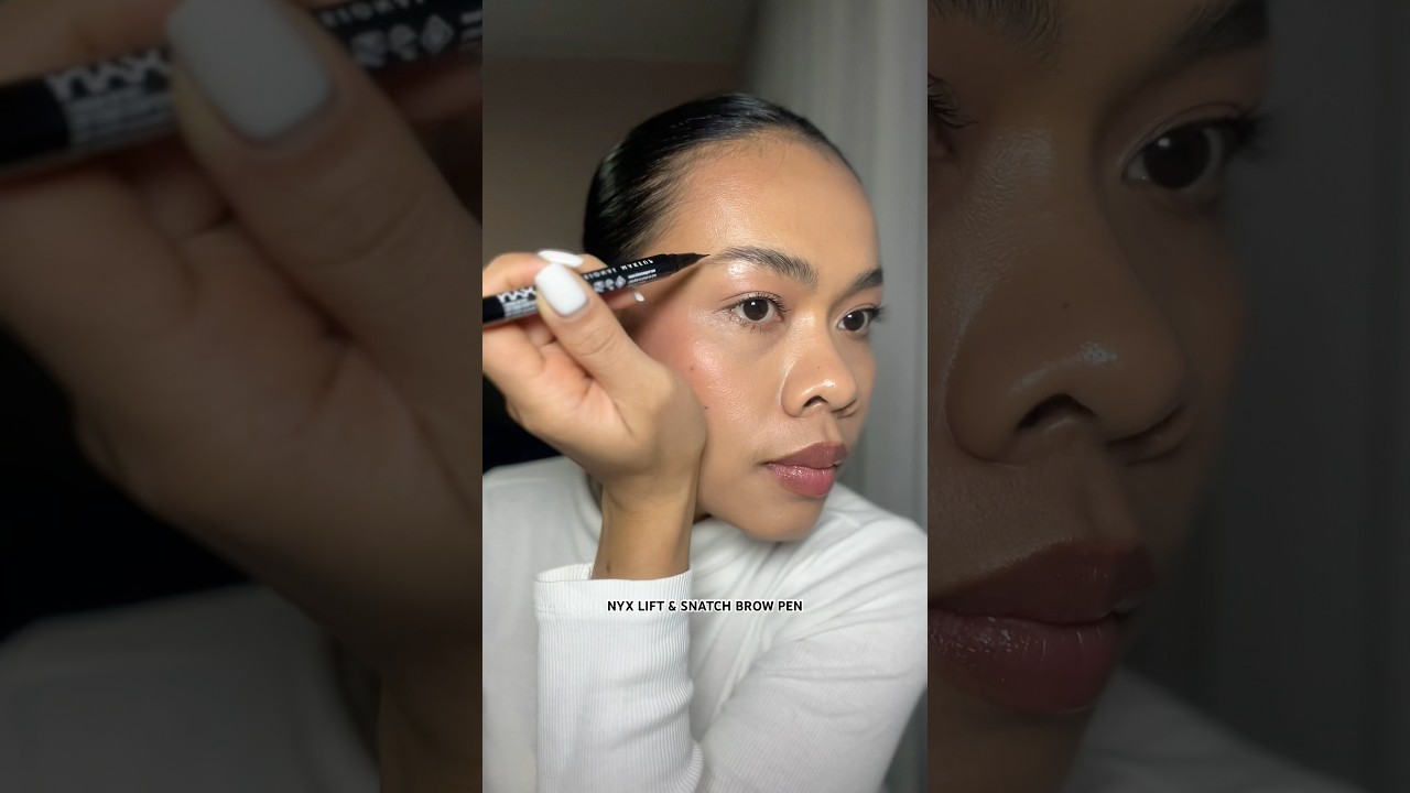 Im bad with eyebrows so let&rsquo;s ses if NYX BROW PEN can fix that #nyxbrowpen #nyxcosmetics #nyxmakeup