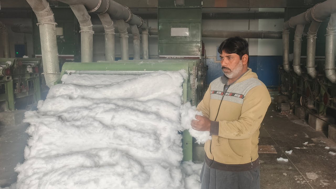 White cotton taiyar karne wali 5 feat ki chara machine dekhen