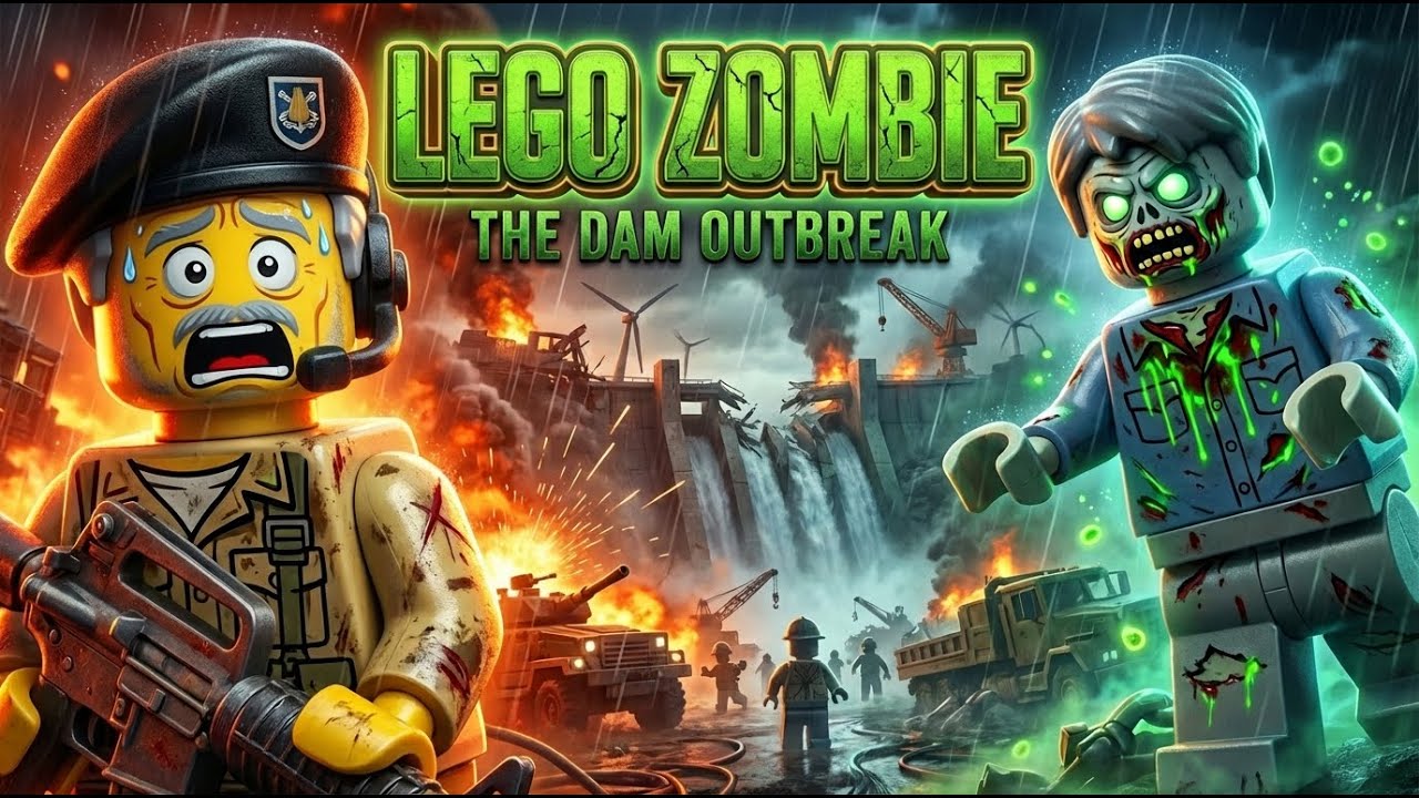 LEGO Zombie: The Dam Outbreak EP 24 | LEGO Zombie 3D Animation