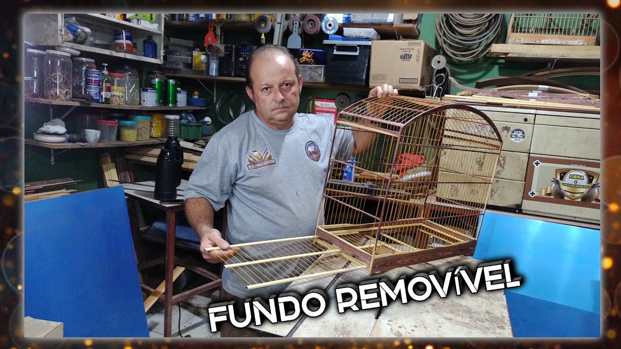 Toda gaiola precisa ter fundo removível