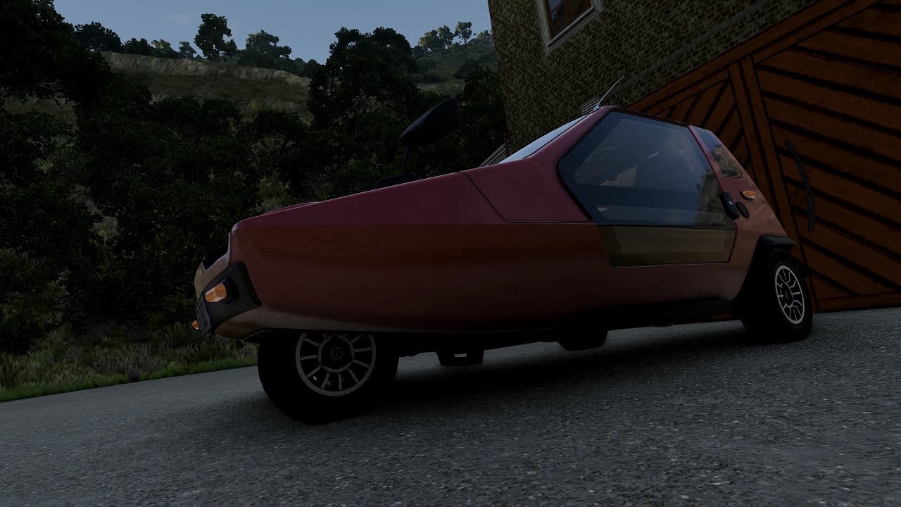Beamng.drive Freeroam: Italy - 1980 Ibishu Wigeon LX (1300cc engine)