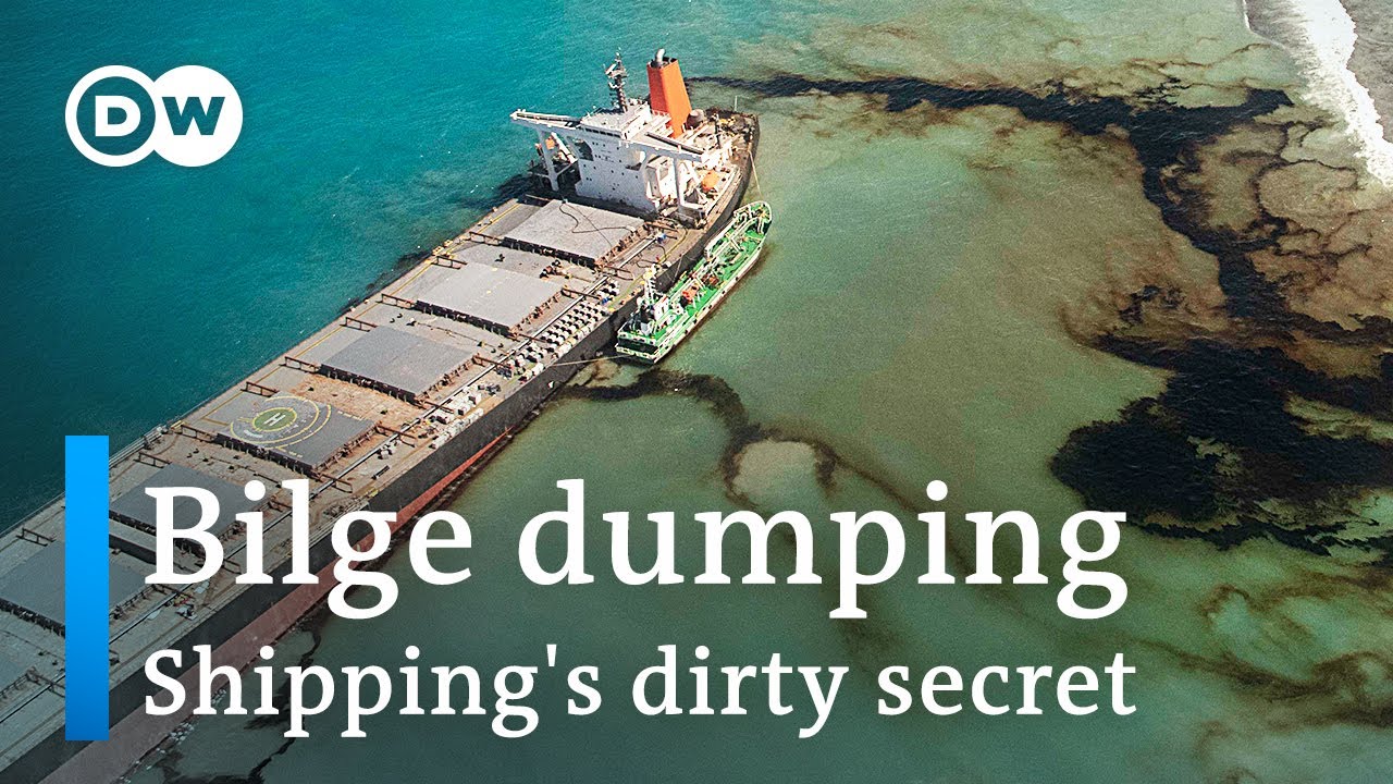 Illegal oil discharges by container vessels contaminate oceans | DW Investigation