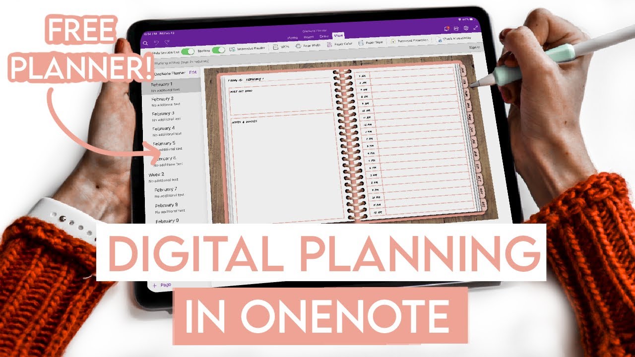 HOW TO: Digital Planning in OneNote + FREE Digital Planner!