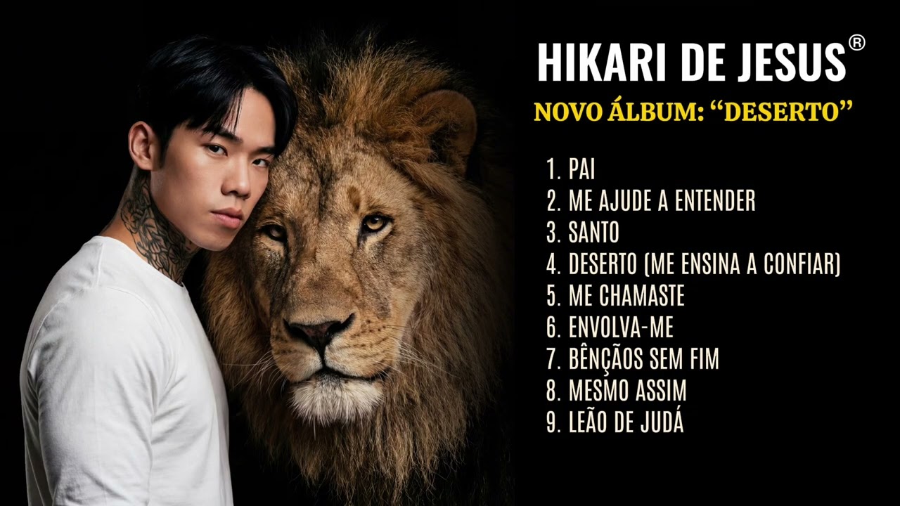 HIKARI DE JESUS - AS MELHORES NOVAS | Música Gospel | Álbum: Deserto | Me Ensina Confiar | Louvores