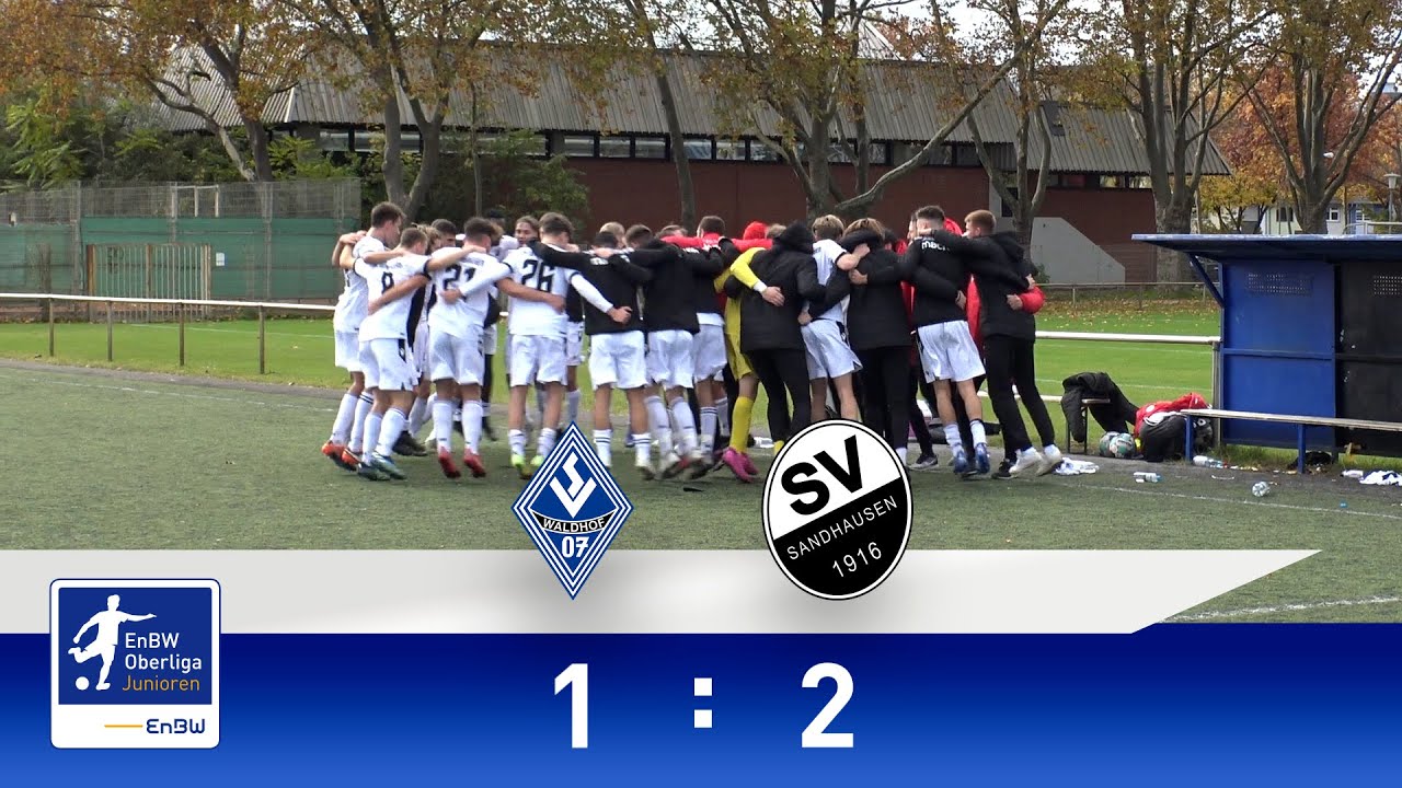 EnBW-Oberliga A-Junioren - SV Waldhof Mannheim - SV Sandhausen