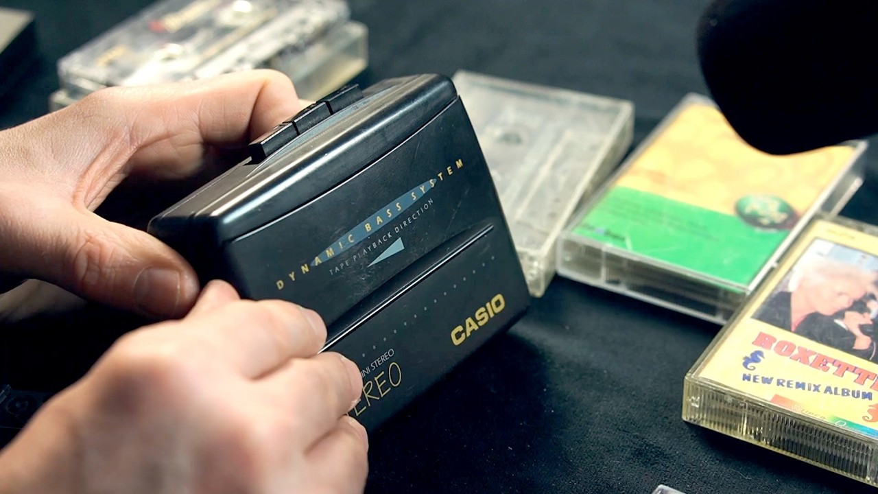 ASMR Fixing vintage Spotify  (no talking, pure sounds)