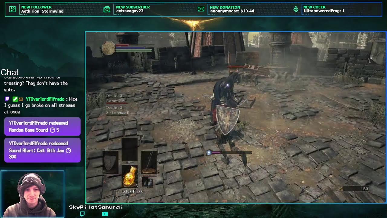 DS3 With The Bros POGGERS! @extravagav23 @lorenzovd_