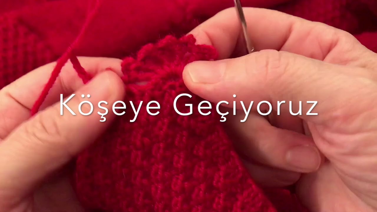Battaniye tığ kenar nasıl yapılır - tığ kenar - bebek battaniyesi