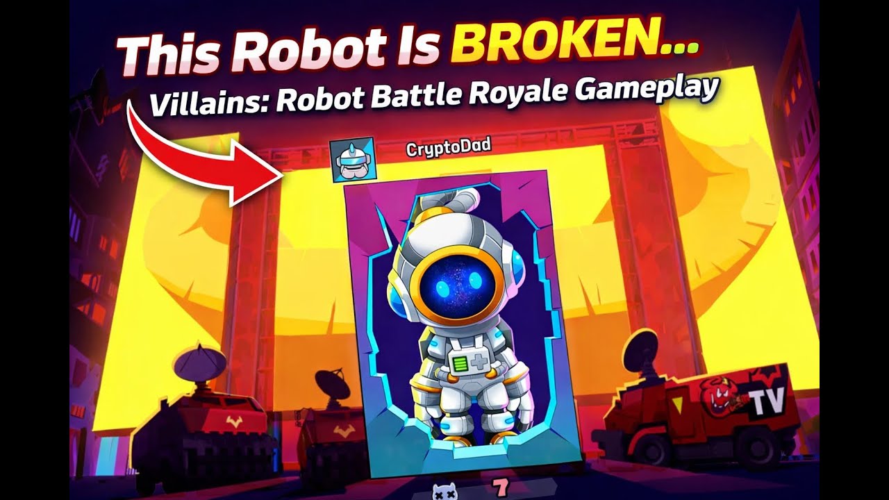 This Robot Is BROKEN… Villains: Robot Battle Royale Gameplay
