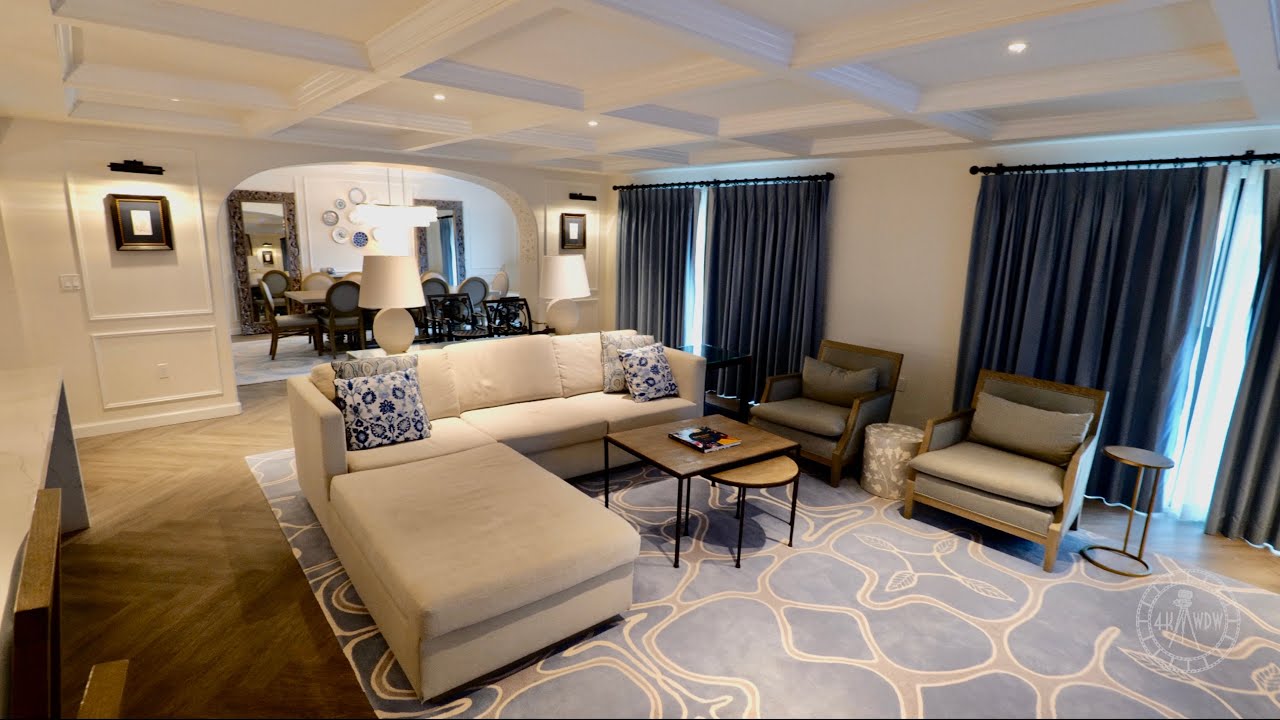 Disney's Riviera Resort 3 Bedroom Grand Villa Tour in 4K | Walt Disney World Orlando Florida 2022