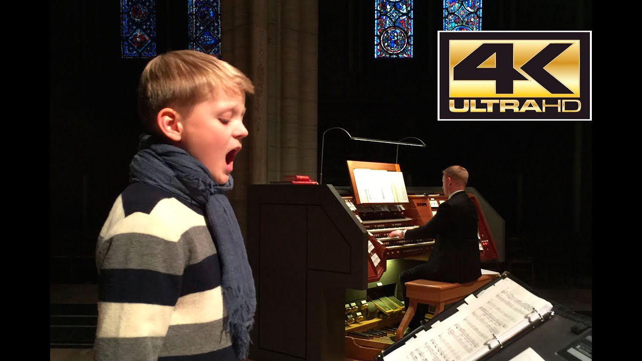 Let the Bright Seraphim (Handel) | boy soprano Aksel Rykkvin (11y) & Magne H Draagen (organ)