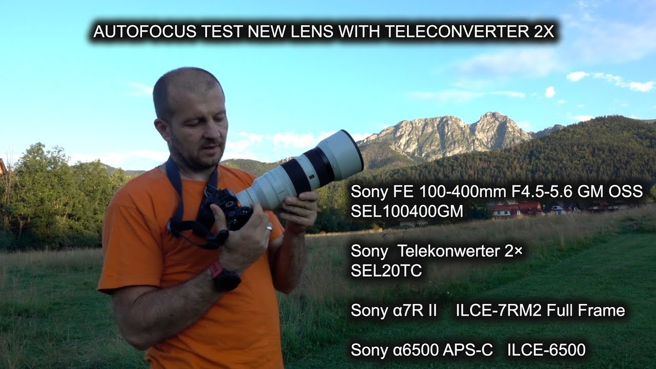 AF TEST SONY SEL20TC + SEL100400GM 100-400  TELECONVERTER Sony 100 400 2X
