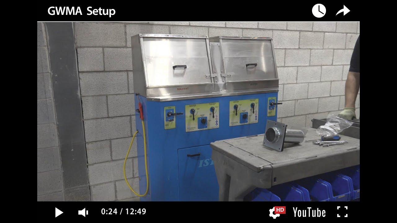 Spray Gun Cleaners GWMA Series - Startup Video (ISTpure)