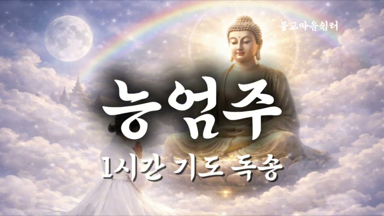 능엄주 1시간 독송 🙏 기도할 때·잠들기 전 들으세요 #불교 #불교명상 #불교음악 #불교공부 #경전독송 #부처님 #관세음보살 #지장보살 #힐링음악 #명상음악 #명상 #진언 #명언