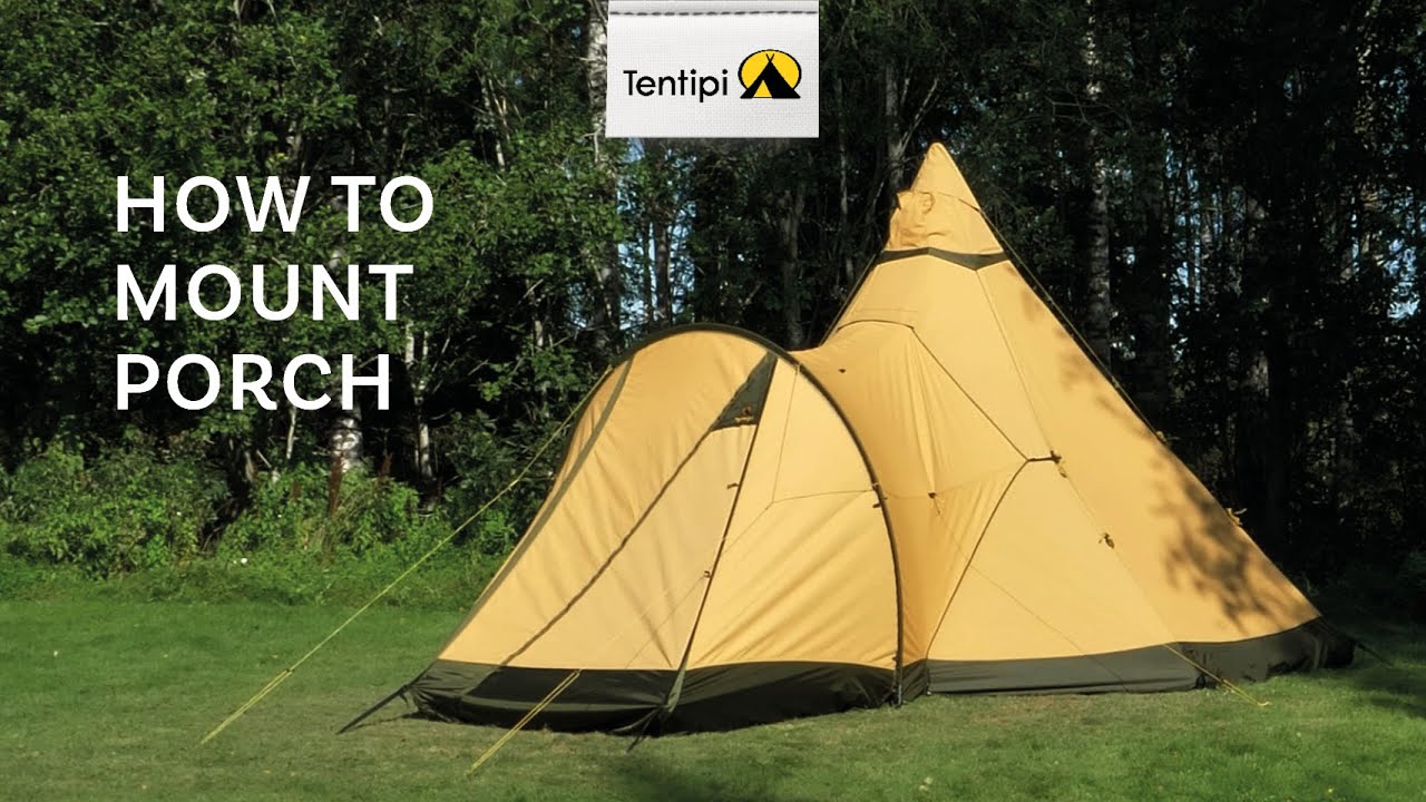 How to mount a Tentipi Porch onto a Nordic Tipi