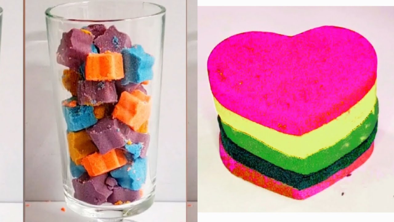Very Satisfying and Relaxing Compilation #18 kinetic sand ASMR