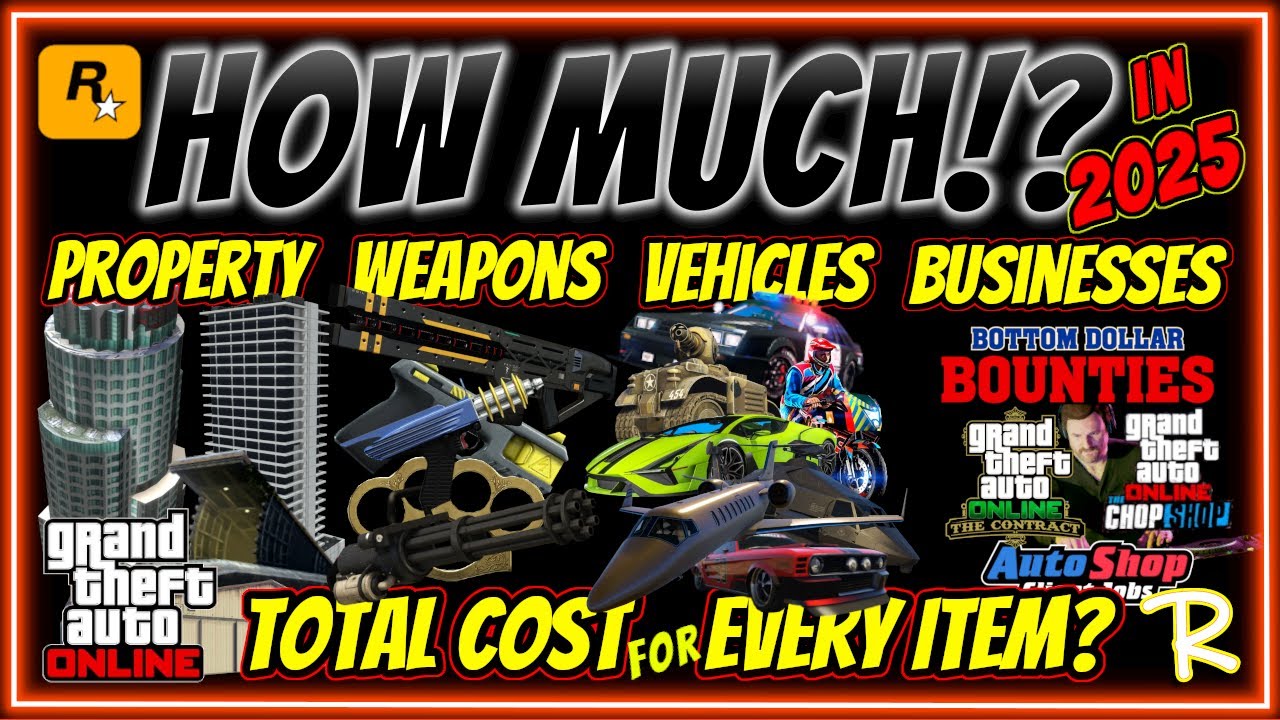 How Much is it to Buy Everything in GTA?!