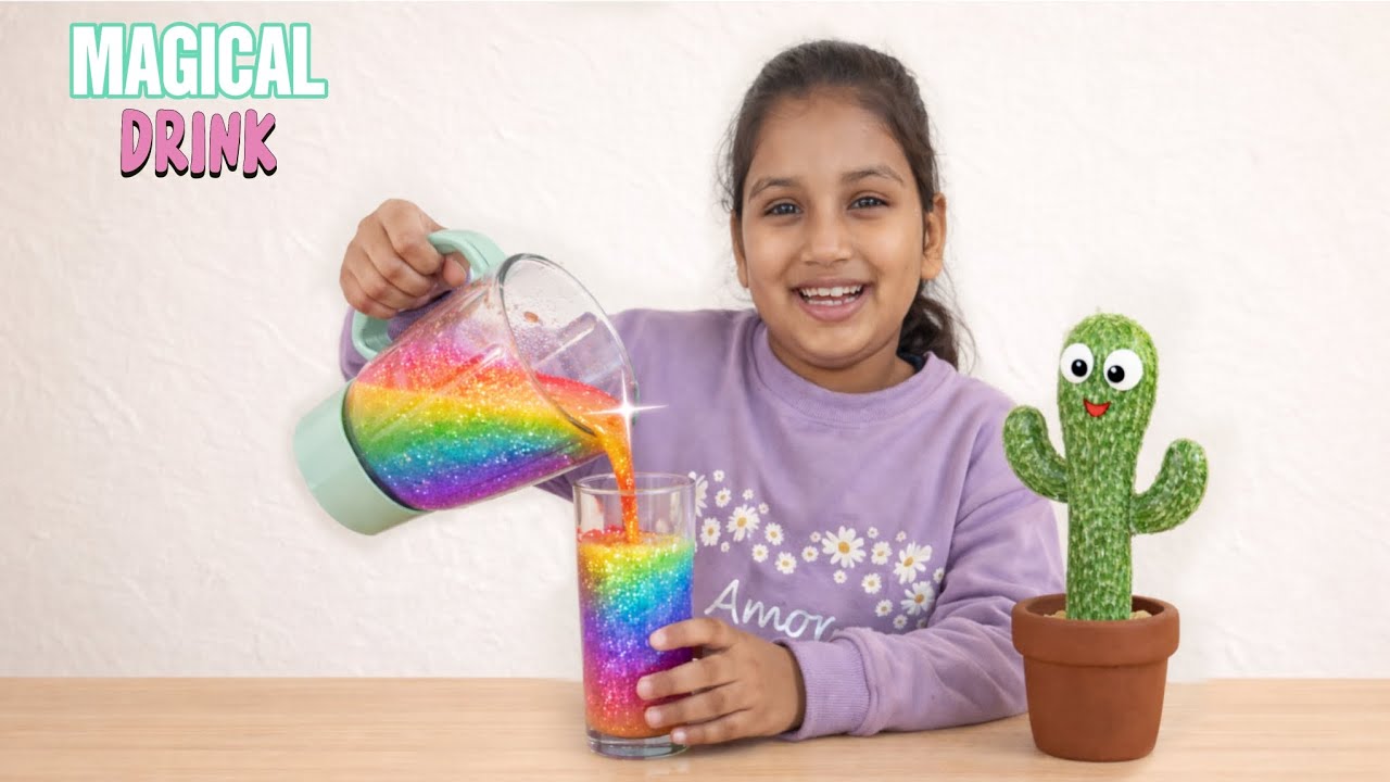 AYESHA-got a magical drink?😳|kids magic adventure|
