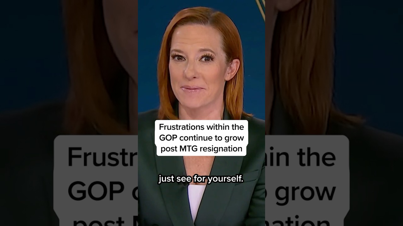 Frustrations within the GOP continue to grow post MTG resignation