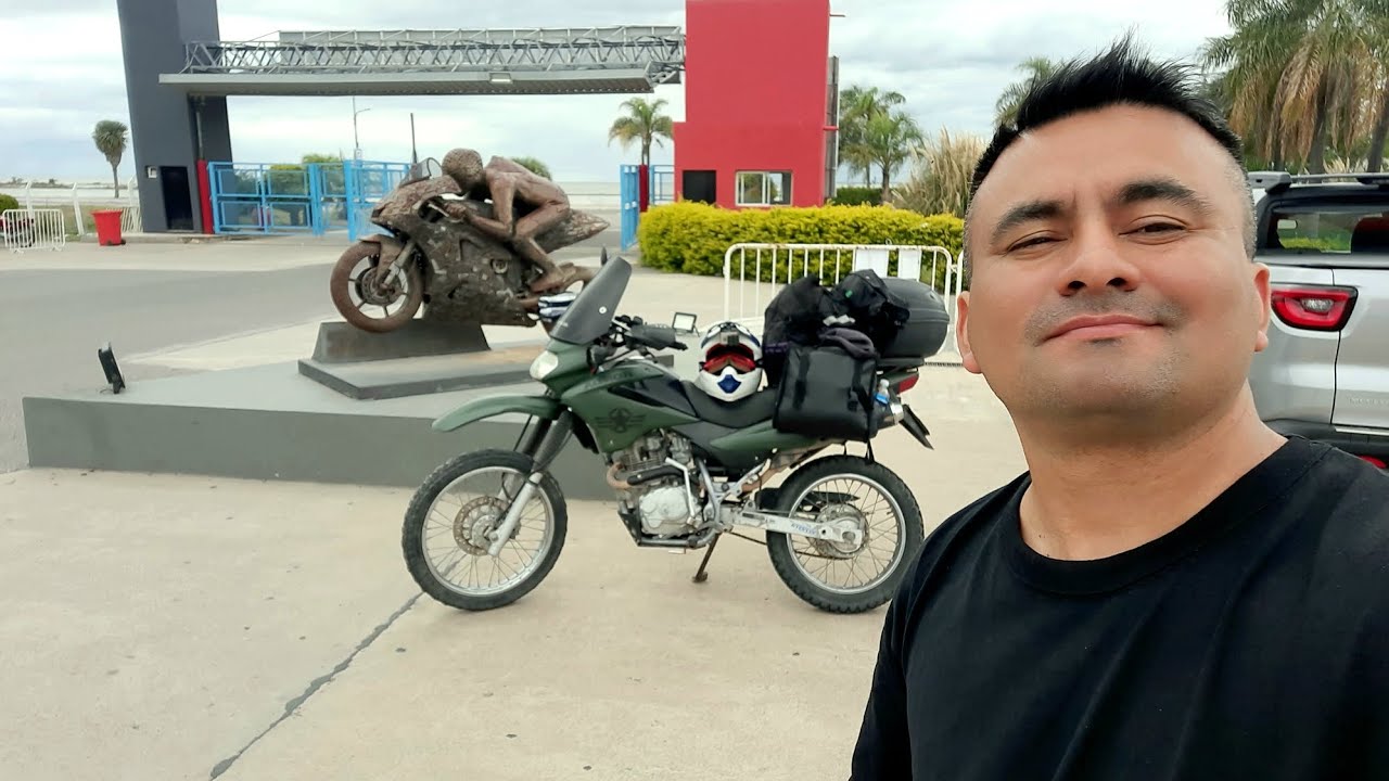 viaje desde santiago del estero a ojo de agua en moto!!!
