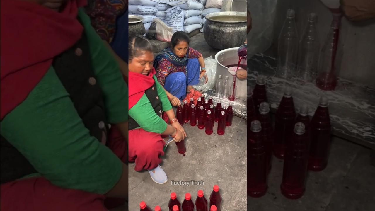 How rooh afza is made in factory?? #making #shortsvideo #shorts
