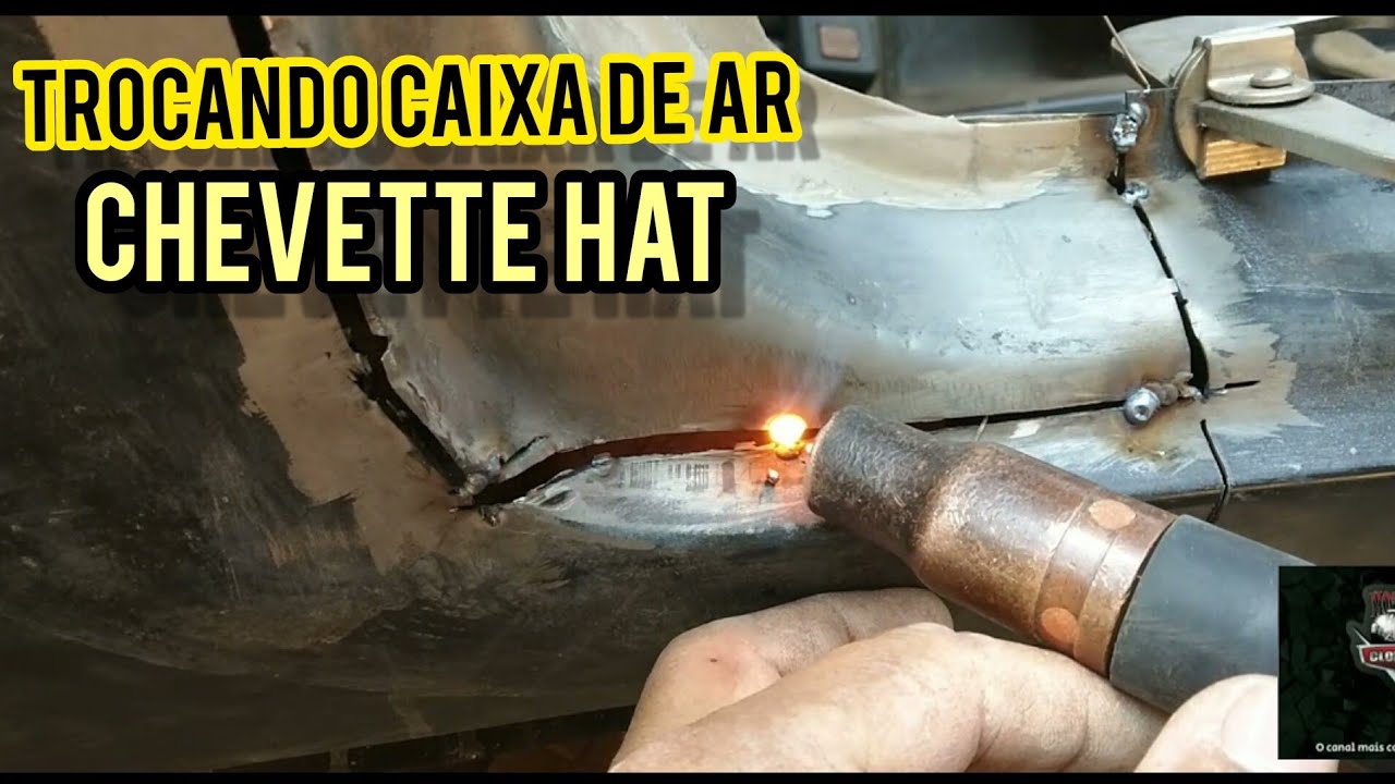 TROCA DA CAIXA DE AR CHEVETTE CODORNINHA #funilariaepintura #chevrolet #clodocar#opalanasruas