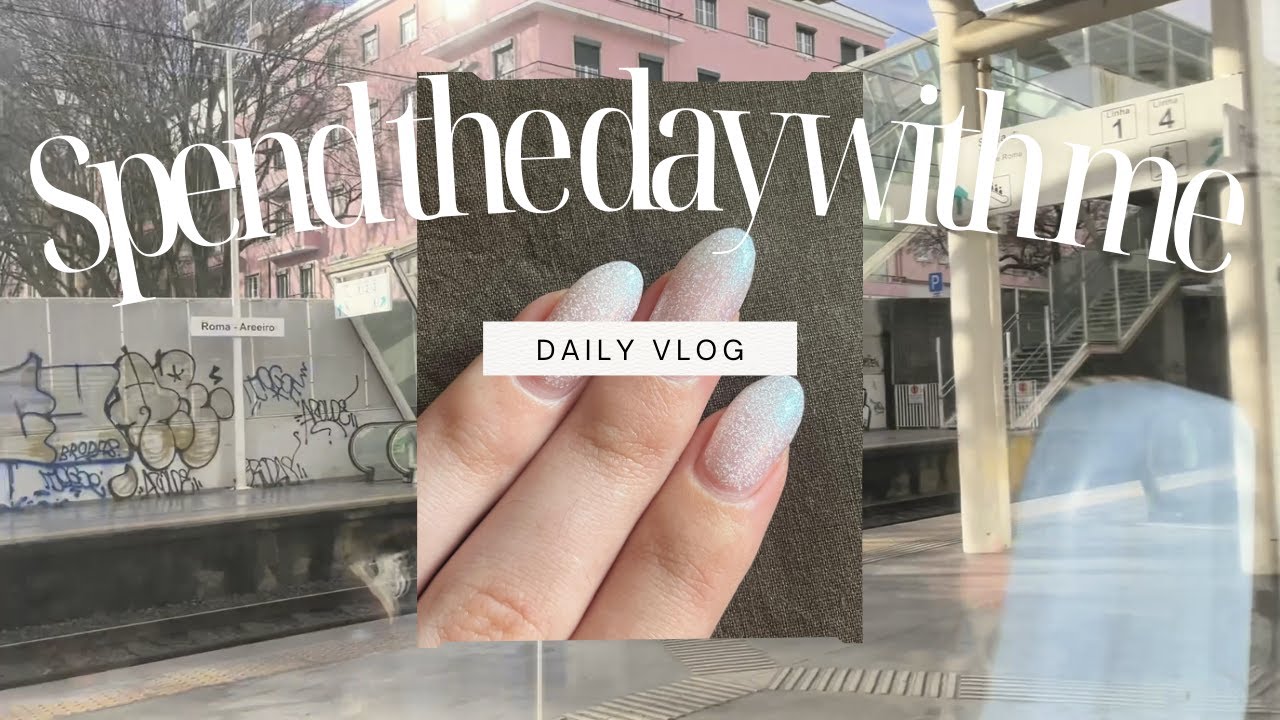 (Sub) Spend the day with me | Let's catch up, getting my nails done & chill self care night routine