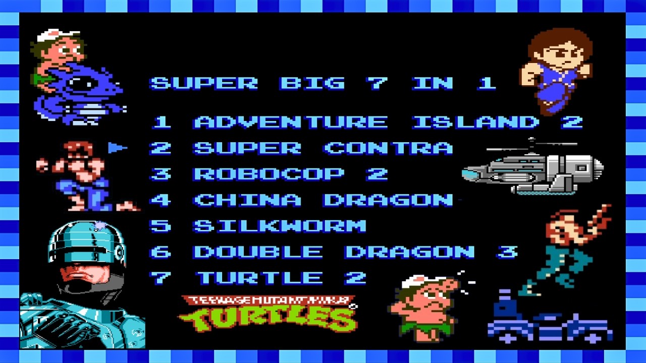 Nes 7 in 1 Super Games : All Games Next Level Played