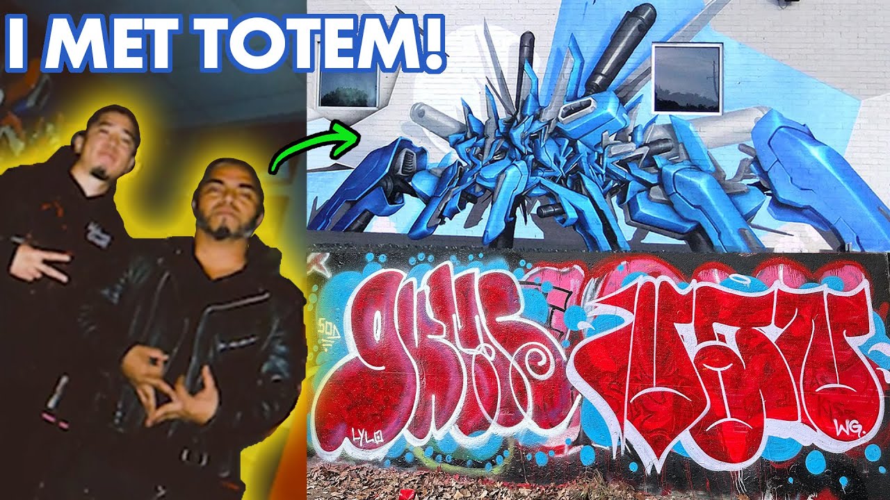 VR Graffiti, Throwies in Atlanta & Meeting Totem!!! ATL Vlog 2 - Part 2