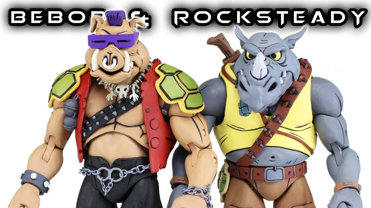 NECA BEBOP & ROCKSTEADY TMNT Action Figure Review