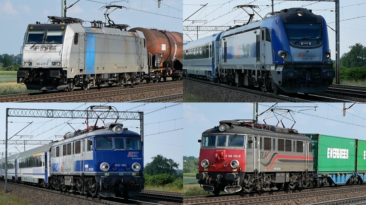 Mix pociągów osobowych i towarowych w Różynach (9/9) | Czerwiec 2023