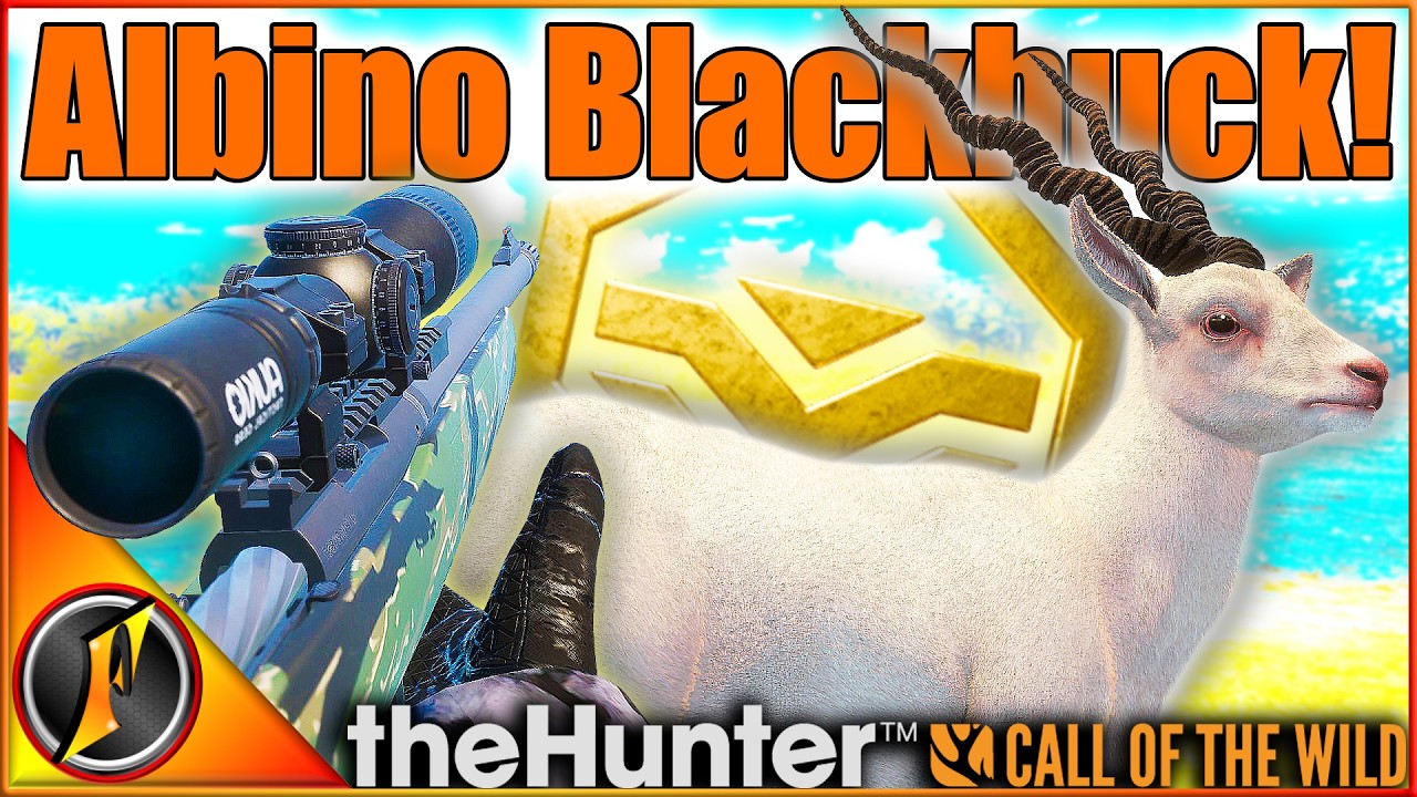 We Got an ALBINO BLACKBUCK on Parque Fernando! | theHunter Call of the Wild